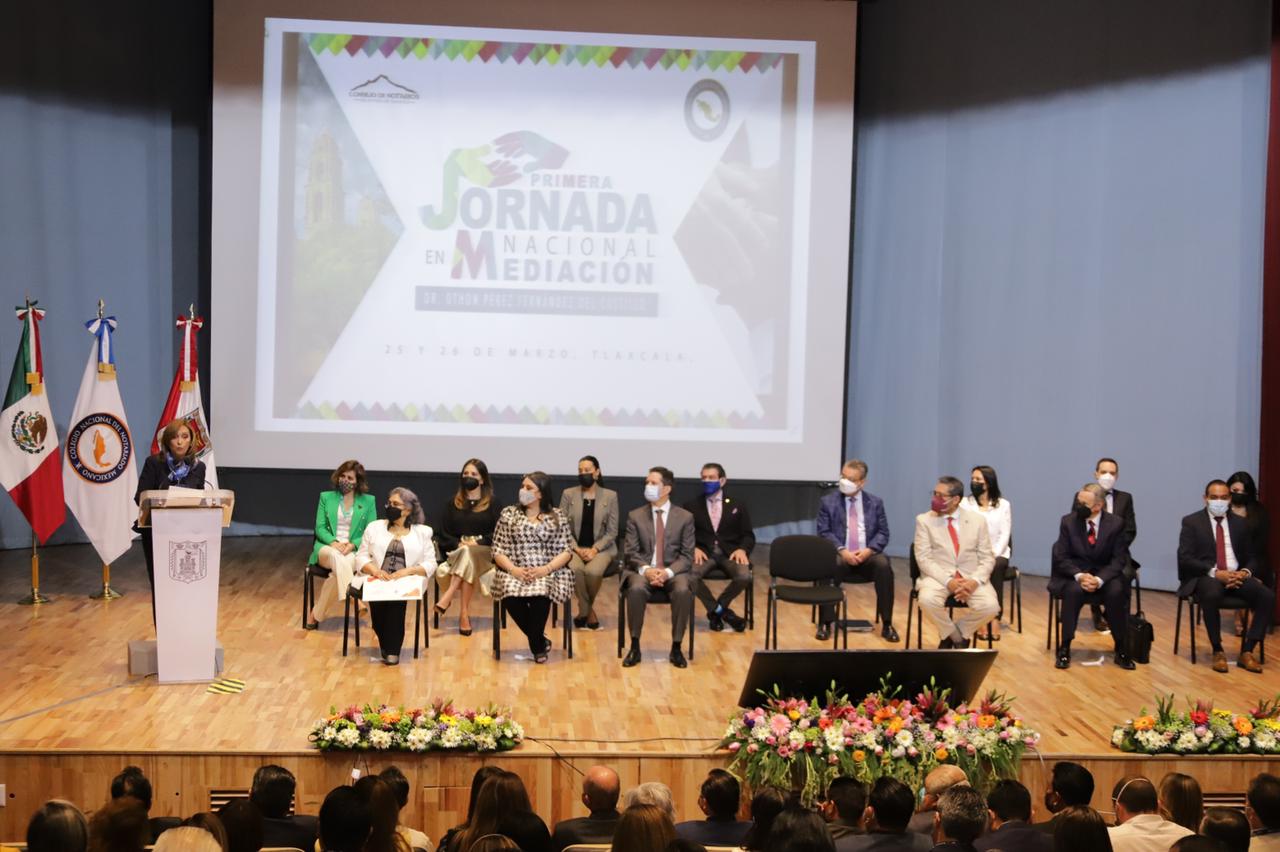 Atestiguan autoridades estatales inicio de la Primera Jornada Nacional en Mediación